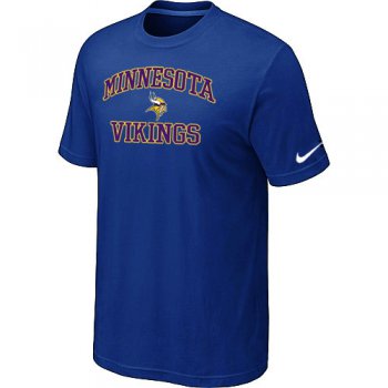Minnesota Vikings Heart & Soul Blue T-Shirt