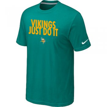 NFL Minnesota Vikings Just Do It Green T-Shirt