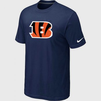 Cincinnati Bengals Sideline Legend Authentic Logo T-Shirt D.Blue