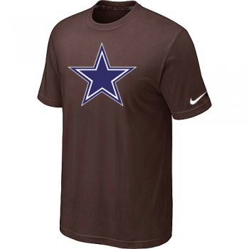 Dallas Cowboys Sideline Legend Authentic Logo T-Shirt Brown
