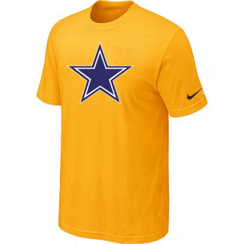 Dallas Cowboys Sideline Legend Authentic Logo T-Shirt Yellow