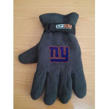 New York Giants NFL Adult Winter Warm Gloves Dark Gray