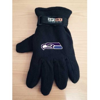 Seattle Seahawks NFL Adult Winter Warm Gloves Black