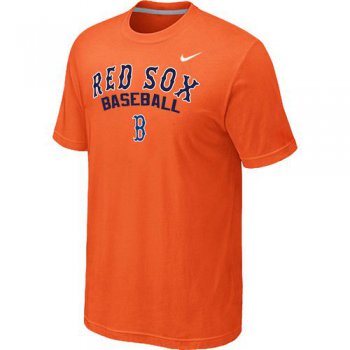 Nike MLB Boston Red Sox 2014 Home Practice T-Shirt - Orange