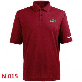 Nike New York Jets Players Performance Polo -Red