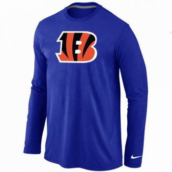 Nike Cincinnati Bengals Logo Long Sleeve T-Shirt BLUE