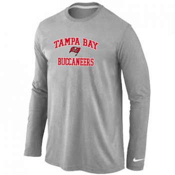 Nike Tampa Bay Buccaneers Heart & Soul Long Sleeve T-Shirt Grey