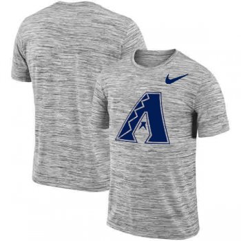Arizona Diamondbacks Nike Heathered Black Sideline Legend Velocity Travel Performance T-Shirt