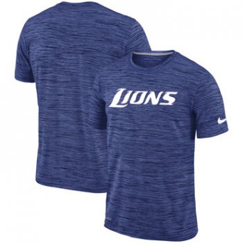 Men's Detroit Lions Nike Royal Velocity Performance T-Shirt