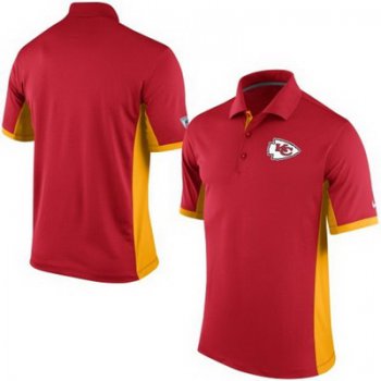 Men's Kansas City Chiefs Nike Red Team Issue Performance Polo