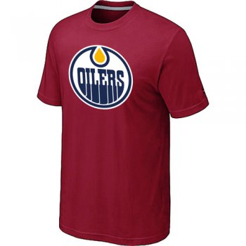 NHL Edmonton Oilers Big & Tall Logo Red T-Shirt