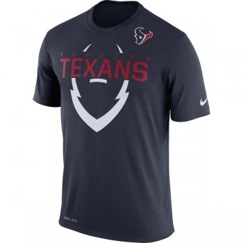 Men's Houston Texans Nike Navy Legend Icon Dri-FIT T-Shirt