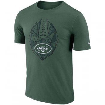 Men's New York Jets Nike Green Fan Gear Icon Performance T-Shirt