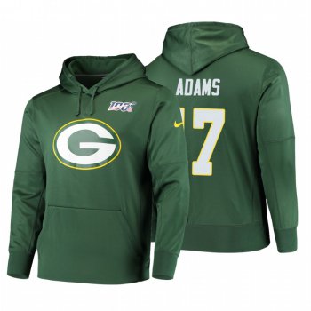 Green Bay Packers #17 Davante Adams Nike NFL 100 Primary Logo Circuit Name & Number Pullover Hoodie Green