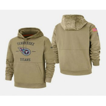 Men's Tennessee Titans 2019 Salute to Service Sideline Therma Pullover Hoodie