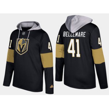 Adidas Vegas Golden Knights 41 Pierre Edouard Bellemare Name And Number Black Hoodie