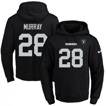 Nike Raiders #28 Latavius Murray Black Name & Number Pullover NFL Hoodie