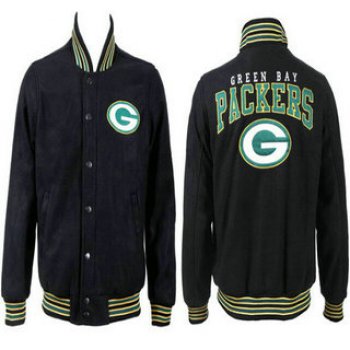 Green Bay Packers Black Jacket FG