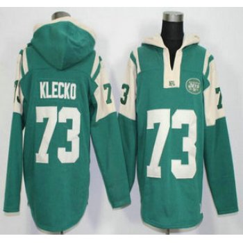 Men's New York Jets #73 Joe Klecko Green Team Color 2015 NFL Hoodie