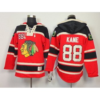Old Time Hockey Chicago Blackhawks #88 Patrick Kane Red Hoodie