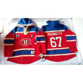 Old Time Hockey Montreal Canadiens #67 Max Pacioretty Red Hoodie