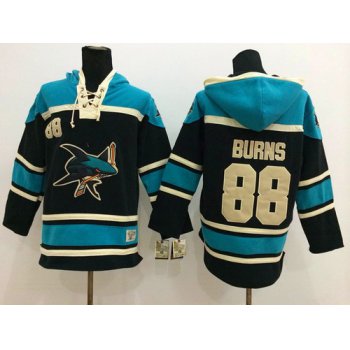 Old Time Hockey San Jose Sharks #88 Brent Burns Black Hoodie