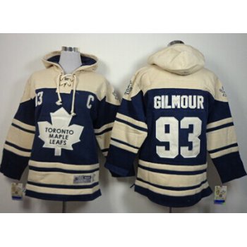 Old Time Hockey Toronto Maple Leafs #93 Doug Gilmour Navy Blue Kids Hoodie