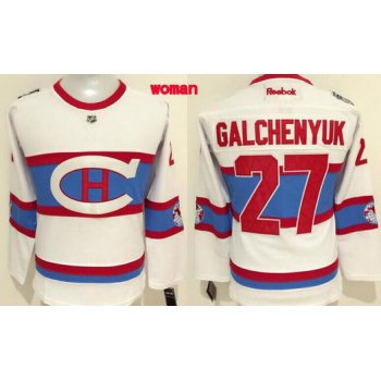 Women's Montreal Canadiens #11 Brendan Gallagher Reebok White 2016 Winter Classic Premier Jersey