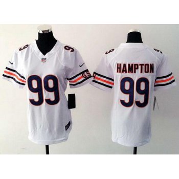 Women's Chicago Bears #99 Dan Hampton White Retired Player NFL Nike Game Jersey