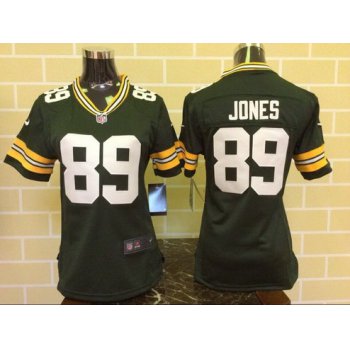 Women's Green Bay Packers #89 James Jones Green Team Color NFL Nike Game Jersey
