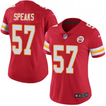Nike Chiefs #57 Breeland Speaks Red Team Color Women's Stitched NFL Vapor Untouchable Limited Jersey