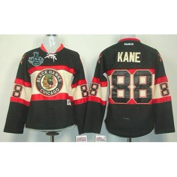 Women's Chicago Blackhawks #88 Patrick Kane 2015 Stanley Cup Black Third Jersey