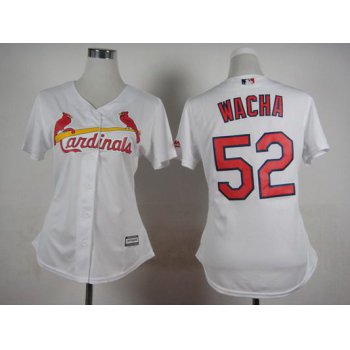 Women's St. Louis Cardinals #52 Michael Wacha White Jersey