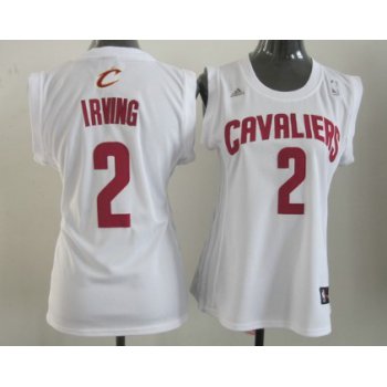 Cleveland Cavaliers #2 Kyrie Irving White Womens Jersey
