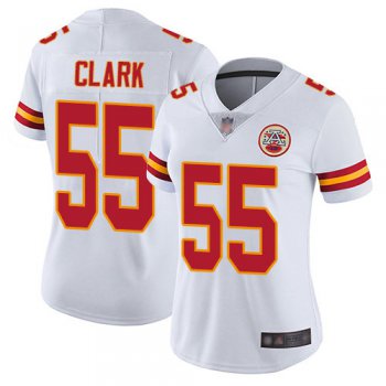 Nike Chiefs #55 Frank Clark White Women's Stitched NFL Vapor Untouchable Limited Jersey