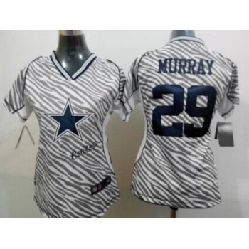Nike Dallas Cowboys #29 DeMarco Murray 2012 Womens Zebra Fashion Jersey