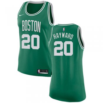 Nike Boston Celtics #20 Gordon Hayward Green Women's NBA Swingman Icon Edition Jersey