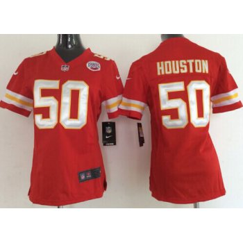 Nike Kansas City Chiefs #50 Justin Houston Red Game Womens Jersey