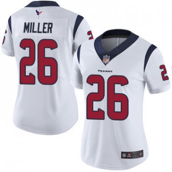 Texans #26 Lamar Miller White Women's Stitched Football Vapor Untouchable Limited Jersey