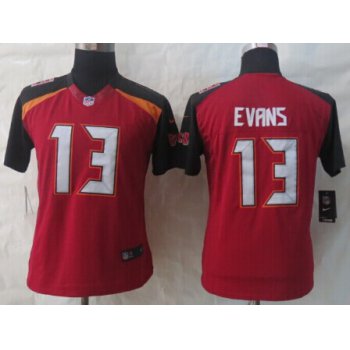 Nike Tampa Bay Buccaneers #13 Mike Evans 2014 Red Limited Womens Jersey