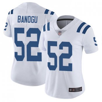 Colts #52 Ben Banogu White Women's Stitched Football Vapor Untouchable Limited Jersey