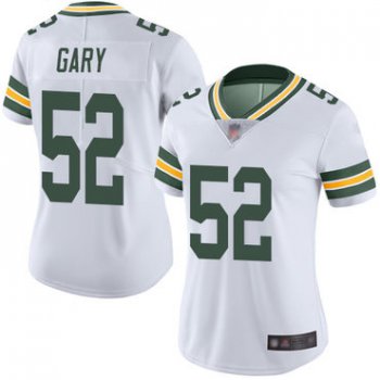 Packers #52 Rashan Gary White Women's Stitched Football Vapor Untouchable Limited Jersey