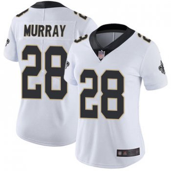 Saints #28 Latavius Murray White Women's Stitched Football Vapor Untouchable Limited Jersey