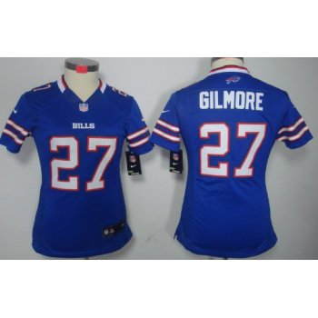 Nike Buffalo Bills #27 Stephon Gilmore Light Blue Limited Womens Jersey