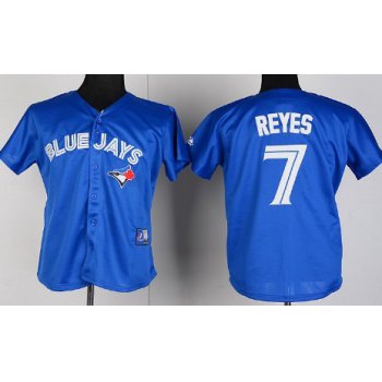 Toronto Blue Jays #7 Jose Reyes 2012 Blue Womens Jersey