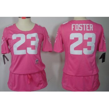 Nike Chicago Bears #23 Devin Hester Breast Cancer Awareness Pink Womens Jersey