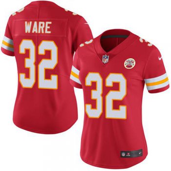 Nike Chiefs #32 Spencer Ware Red Women's Stitched NFL Limited Rush Jersey