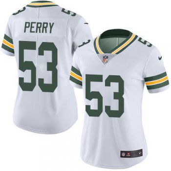 Nike Packers #53 Nick Perry White Women's Stitched NFL Limited Rush Jersey