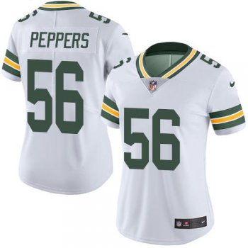 Nike Packers #56 Julius Peppers White Women's Stitched NFL Limited Rush Jersey