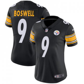Women's Nike Pittsburgh Nike Steelers #9 Chris Boswell Black Stitched NFL Limited Rush Jersey